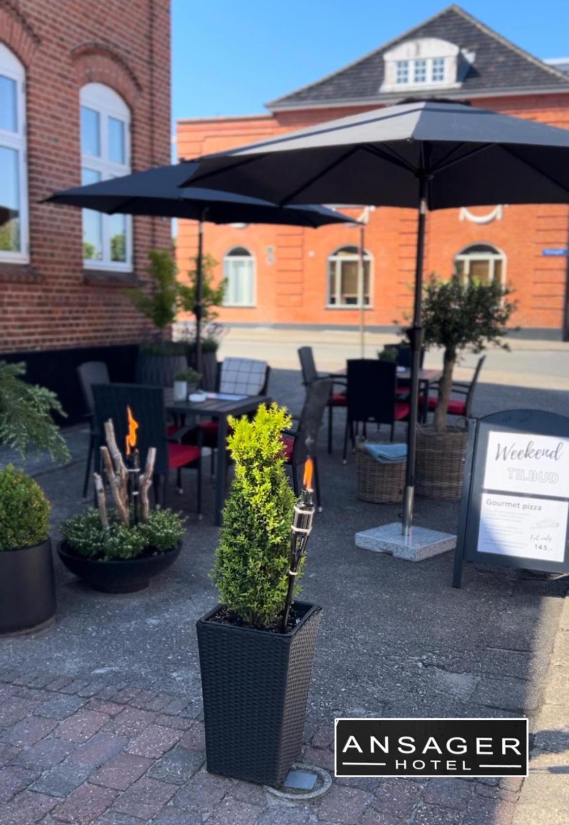 Ansager Hotel Og Hytteby Екстер'єр фото